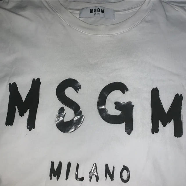 MSGM Tシャツ 白 メンズ xs