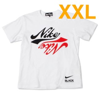 ブラックコムデギャルソン(BLACK COMME des GARCONS)のNIKEコラボレーションプリント リンガーTシャツ　コムデギャルソン　black(Tシャツ/カットソー(半袖/袖なし))