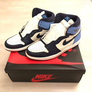 ナイキ(NIKE)のAIR JORDAN 1 RETRO HIGH OG “OBSIDIAN”(スニーカー)