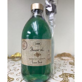 サボン(SABON)のサボンシャワーオイル　レモンバジル　ポンプ付き(ボディソープ/石鹸)