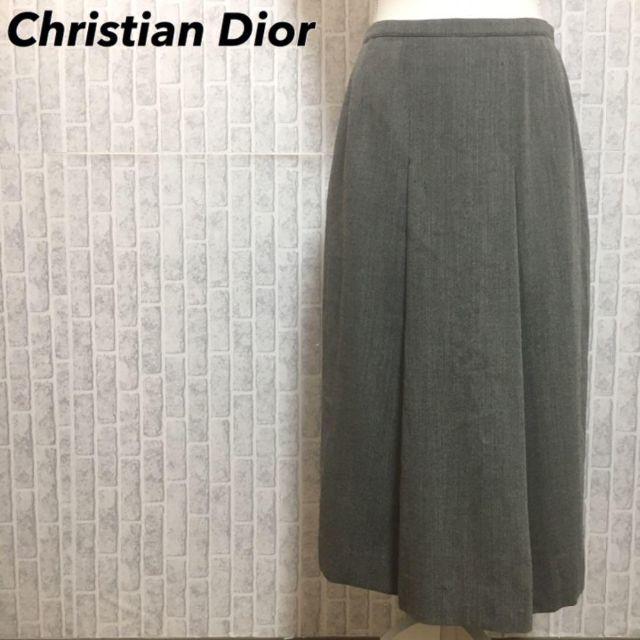 Christian Dior(クリスチャンディオール)のクリスチャンディオール ロングスカート プリーツ タック サイズ9 M レディースのスカート(ロングスカート)の商品写真