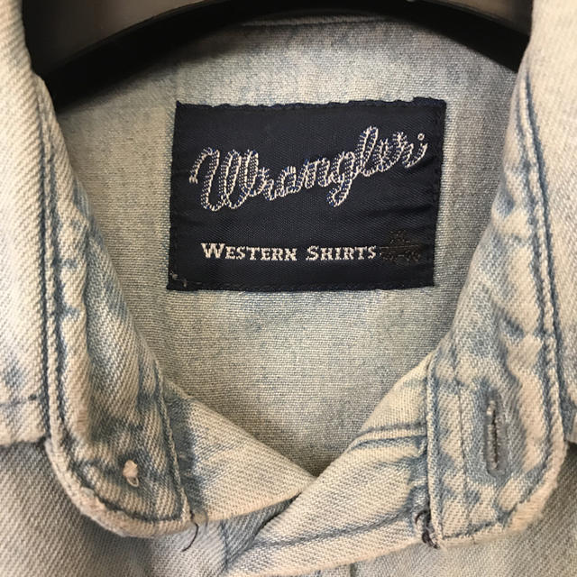 Wrangler(ラングラー)のウェスタン  デニムシャツ　ラングラー　Ｓ メンズのトップス(シャツ)の商品写真