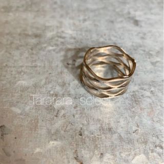 ●fiveline wave stainlessring●(リング(指輪))