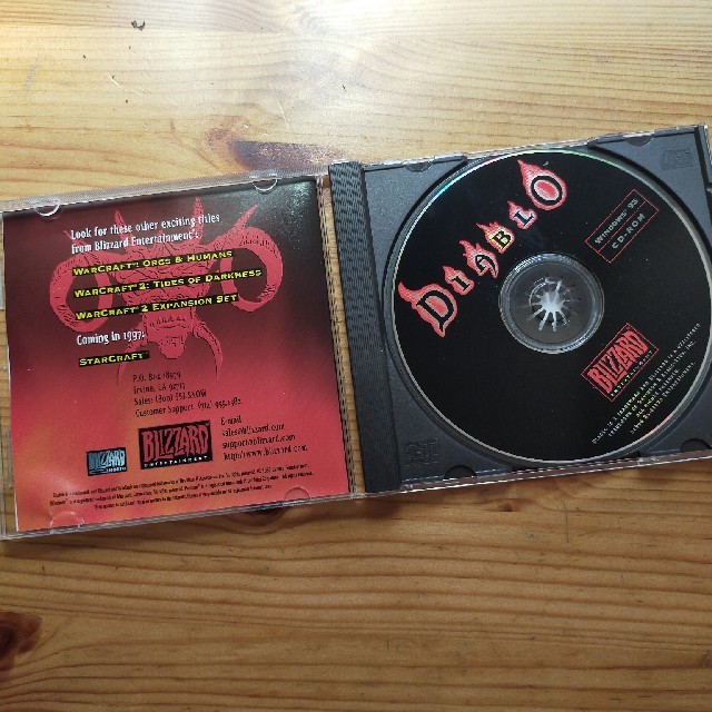 Diavlo(ディアブロ)のレアソフト 初代『Diablo』英語 エンタメ/ホビーのゲームソフト/ゲーム機本体(家庭用ゲームソフト)の商品写真