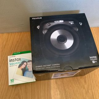 フジフイルム(富士フイルム)の富士フィルム SQ10 チェキカメラ instax SQUARE フィルム付(コンパクトデジタルカメラ)