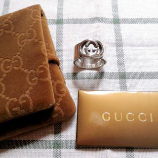 グッチ(Gucci)のGUCCI  ＧＧ カット　シルバーリング(リング(指輪))