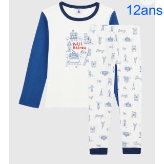 プチバトー(PETIT BATEAU)の専用　プチバトー　新品タグ付き長袖パジャマ　12ans/152cm(パジャマ)