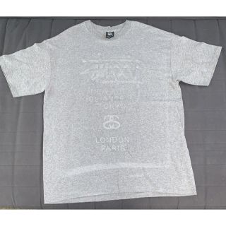 ステューシー(STUSSY)のステューシー T-シャツ グレー L(Tシャツ/カットソー(半袖/袖なし))