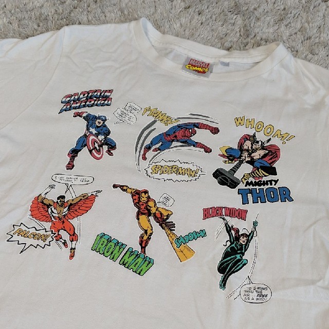 MARVEL(マーベル)の140 Tシャツ MARVEL マーベル キッズ/ベビー/マタニティのキッズ服男の子用(90cm~)(Tシャツ/カットソー)の商品写真