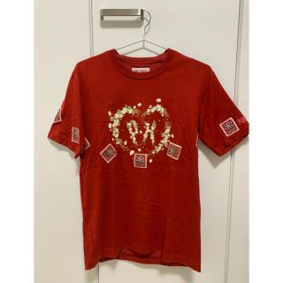 ピンクハウス(PINK HOUSE)のピンクハウス♡定番ワッペン付き花プリントＴシャツ(Tシャツ(半袖/袖なし))