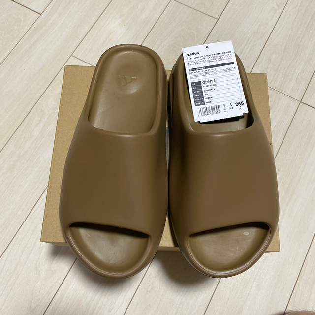 26.5cm Adidas ADIDAS YEEZY Slide "Core"カニエウエスト