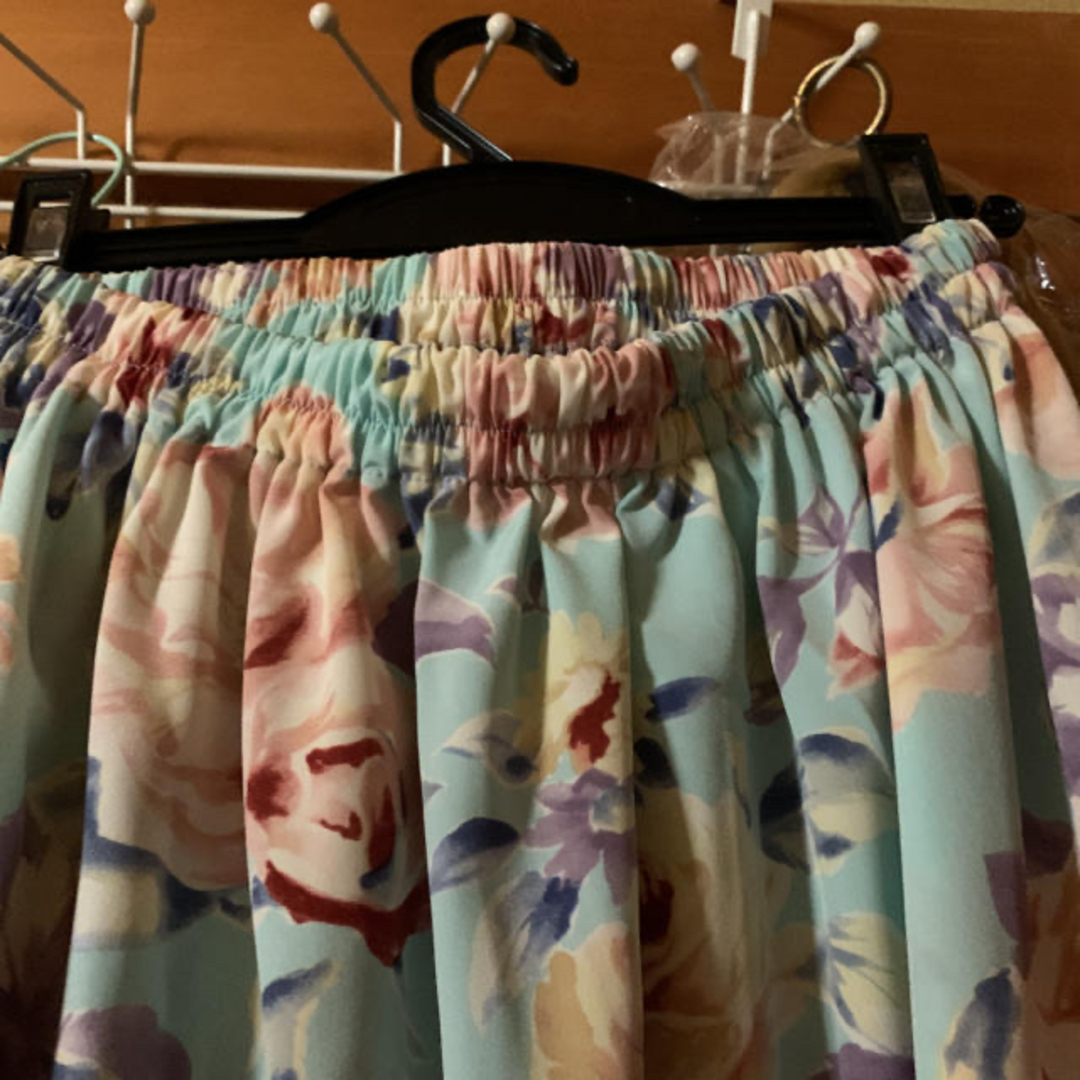 ハンドメイド　スカート レディースのスカート(ロングスカート)の商品写真