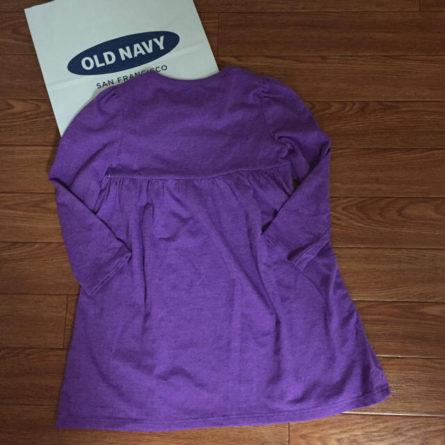 Old Navy(オールドネイビー)の新品OLDNAVYシンプルワンピース95 キッズ/ベビー/マタニティのキッズ服女の子用(90cm~)(ワンピース)の商品写真