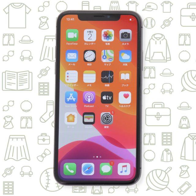 iPhone(アイフォーン)の【B】iPhoneX/64/SIMフリー スマホ/家電/カメラのスマートフォン/携帯電話(スマートフォン本体)の商品写真