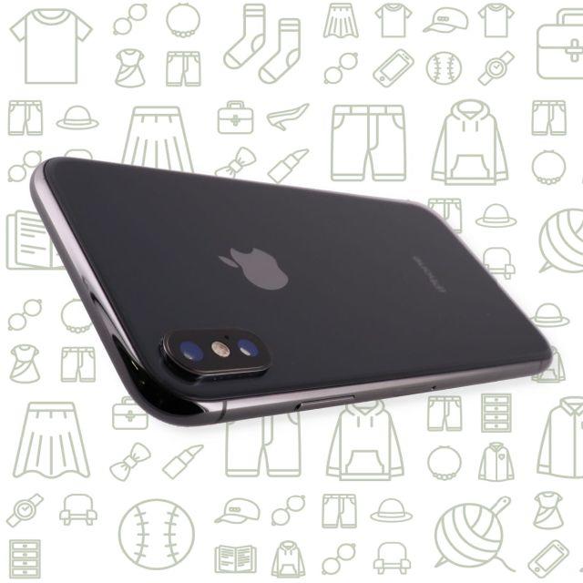 iPhone(アイフォーン)の【B】iPhoneX/64/SIMフリー スマホ/家電/カメラのスマートフォン/携帯電話(スマートフォン本体)の商品写真