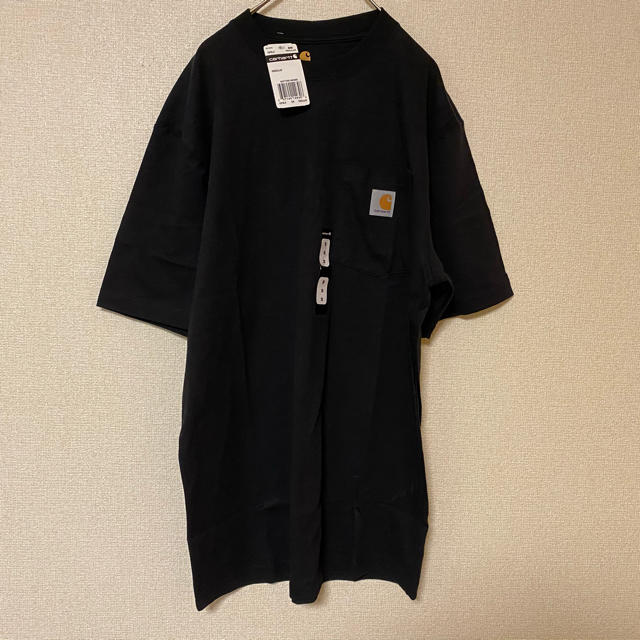 carhartt(カーハート)の新品 carhartt Tシャツ ブラック Sサイズ アメリカン メンズのトップス(Tシャツ/カットソー(半袖/袖なし))の商品写真