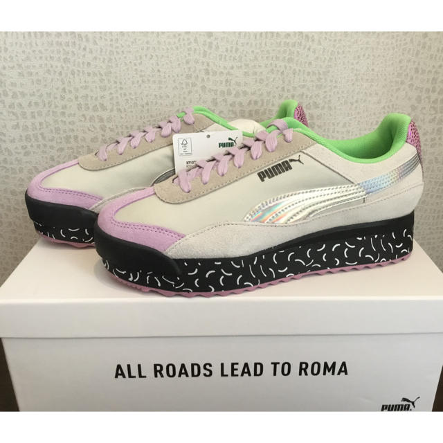 【厚底】PUMA ローマ アモーレ ディメンション 24.5cm