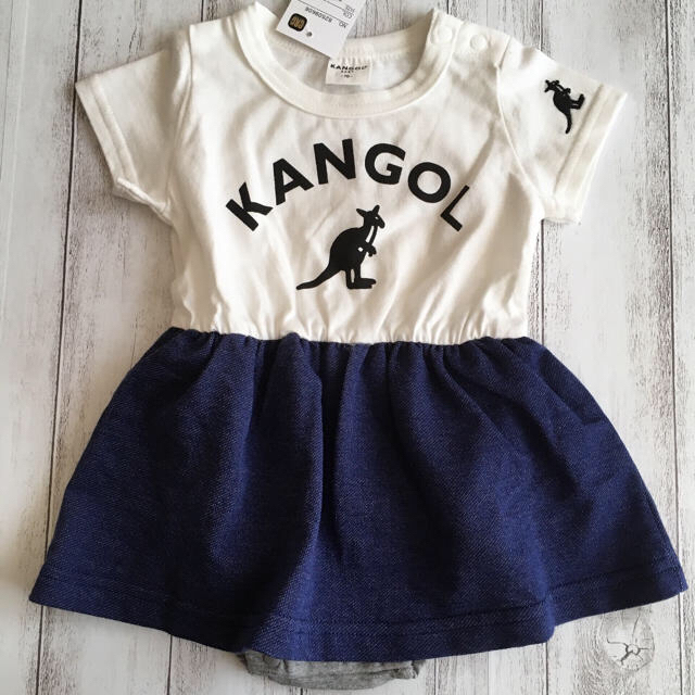 KANGOL(カンゴール)のカンゴール 子供服 キッズ/ベビー/マタニティのベビー服(~85cm)(ワンピース)の商品写真