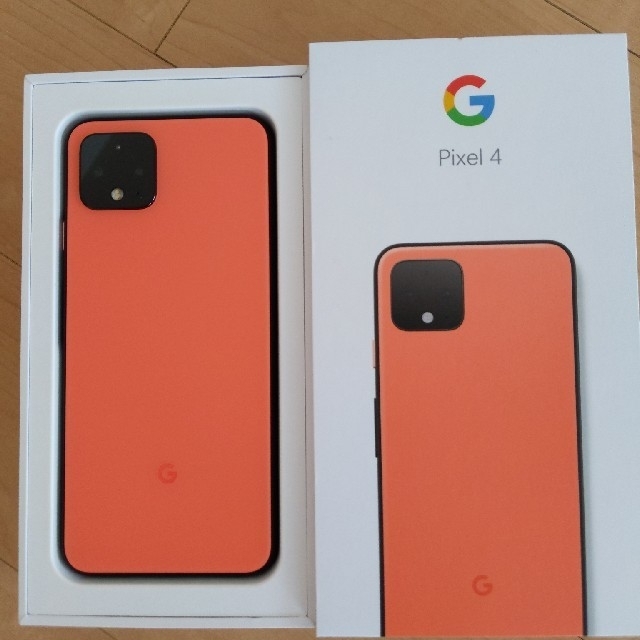 Google Pixel4 64GB Orange オレンジ SIMフリー スマホ/家電/カメラのスマートフォン/携帯電話(スマートフォン本体)の商品写真