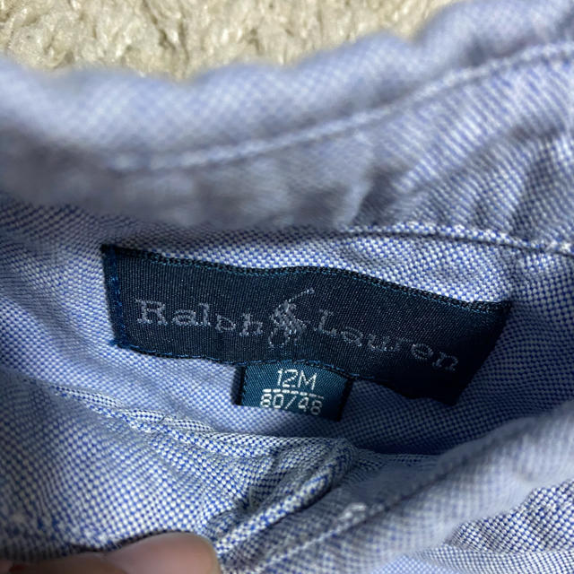 Ralph Lauren(ラルフローレン)のラルフローレン　シャツ　80 キッズ/ベビー/マタニティのベビー服(~85cm)(シャツ/カットソー)の商品写真