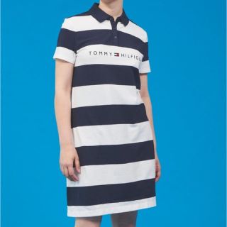 トミーヒルフィガー(TOMMY HILFIGER)の【新品未使用】TOMMY HILFIGER ポロシャツワンピース(ひざ丈ワンピース)