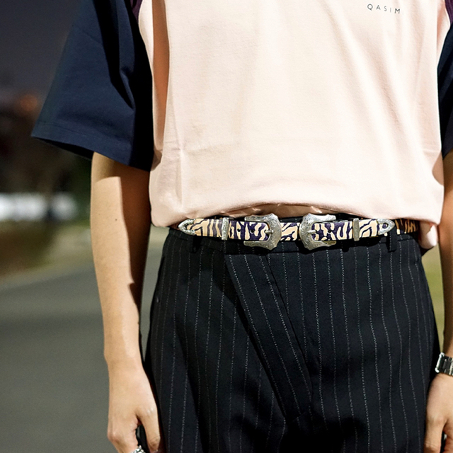 toga virilis double buckle belt