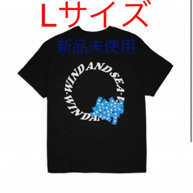 SEA(シー)のWIND AND SEA X GOD SELECTION XXX  ブラック L メンズのトップス(Tシャツ/カットソー(半袖/袖なし))の商品写真