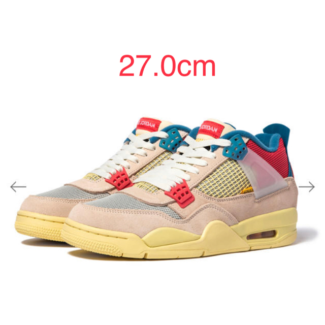 UNION AIR JORDAN 4 RETRO SP 27.0cmエアマックス