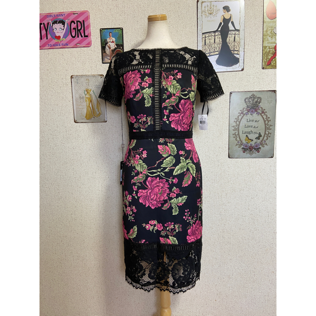 TADASHI SHOJI(タダシショウジ)の新品 2 Tadashi Shoji ドレス BH9102NT レディースのワンピース(ひざ丈ワンピース)の商品写真