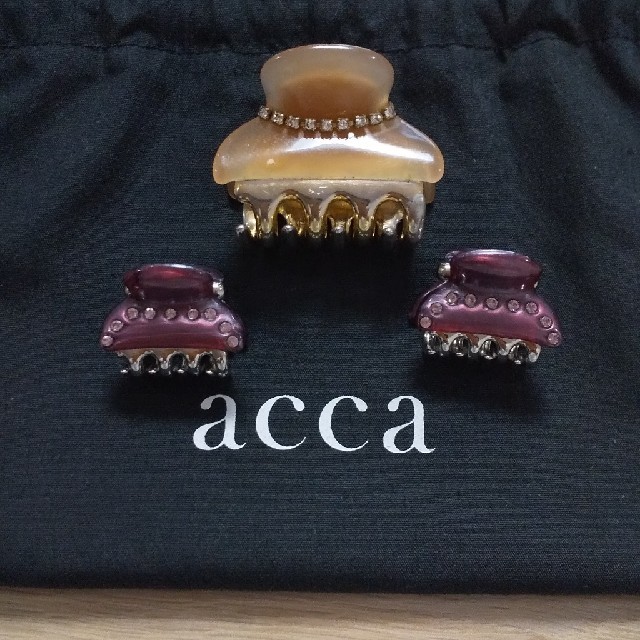 acca(アッカ)のミニクリップ クリップ小セット acca ハンドメイドのアクセサリー(ヘアアクセサリー)の商品写真