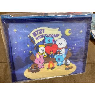 ボウダンショウネンダン(防弾少年団(BTS))のBT21 一番くじ ポーチ(青)(アイドルグッズ)