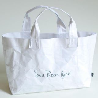 シールームリン(SeaRoomlynn)のsearoomlynn   PAPER TOTE BAGホワイト(トートバッグ)