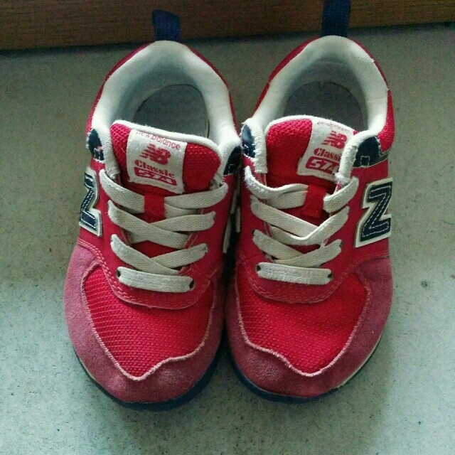 New Balance(ニューバランス)のニューバランス☆キッズ16cm キッズ/ベビー/マタニティのキッズ靴/シューズ(15cm~)(スリッポン)の商品写真