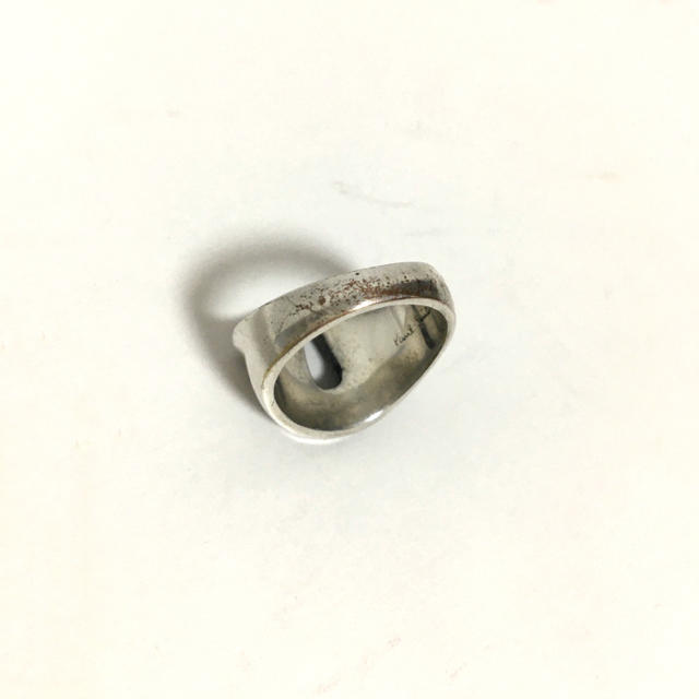 Paul Smith Hammered Silver Ring 17号