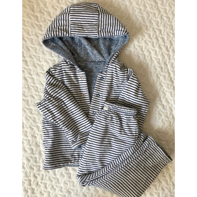 GAP(ギャップ)のGAP ブラナンベアー　フードパーカー　パンツ　セット キッズ/ベビー/マタニティのベビー服(~85cm)(その他)の商品写真