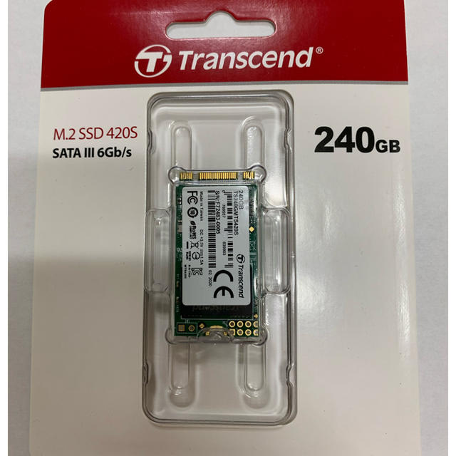 Transcend 3D 240GB TLC NAND採用 SSD M.2