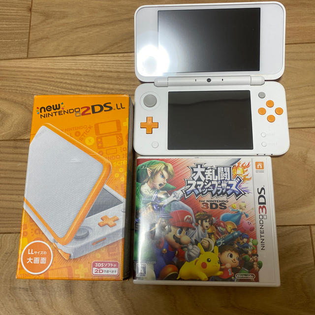 任天堂2DSLL +スマッシュブラザーズソフト - 携帯用ゲーム機本体