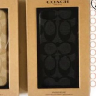 コーチ(COACH)のCOACH iPhoneケース グレー（ブラック）(iPhoneケース)