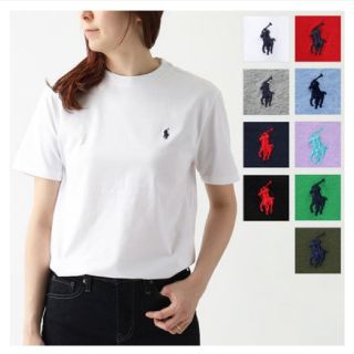 ポロラルフローレン(POLO RALPH LAUREN)の【新品未使用タグつき】ラルフローレン　レディース　コットンTシャツ(Tシャツ(半袖/袖なし))