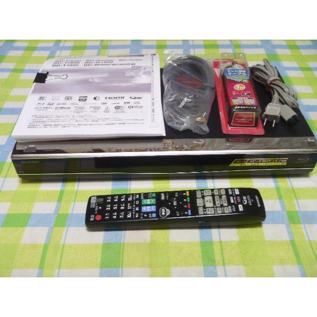 SHARP - 動作保証　2番組同時録画　AQUOS　ブルーレイレコーダー　BD-W560