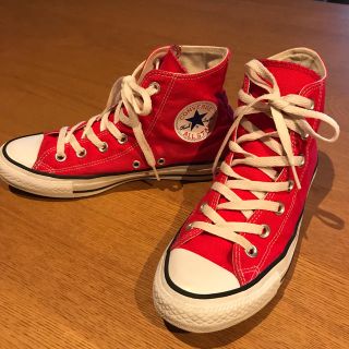 コンバース(CONVERSE)の【美品】converse コンバースハイカット 24.5cm(スニーカー)