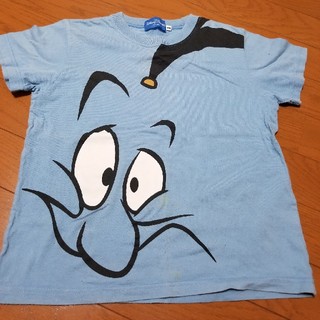ディズニー(Disney)のディズニーリゾート 購入 ビッグフェイスTシャツ ジーニー アラジン 130(Tシャツ/カットソー)