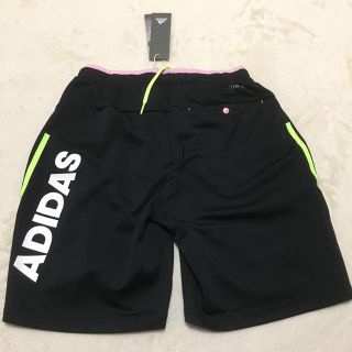 アディダス(adidas)の新品　アディダス　ハーフパンツ  ショートパンツ　レディース　ブラック　黒　S(ハーフパンツ)