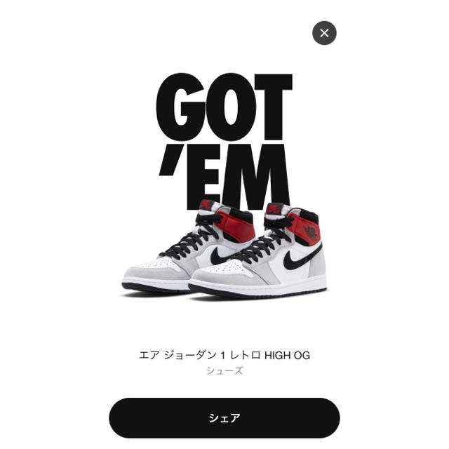 NIKE AIR JORDAN 1 HIGH SMOKE GREY 28.5cmメンズ