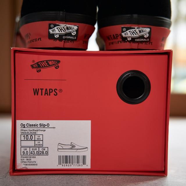 VANS VAULT(バンズボルト)の新品 28cm VANS WTAPS SLIP-ON スリッポン メンズの靴/シューズ(スニーカー)の商品写真