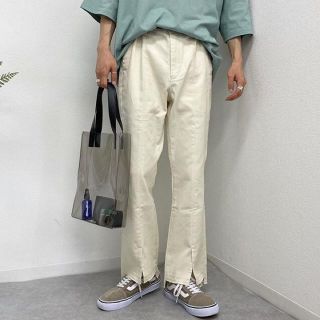 ハレ(HARE)のkutir フレアパンツ　新品　未使用　Sサイズ(スラックス)