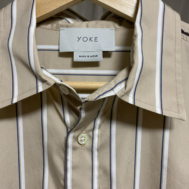 COMOLI(コモリ)のYOKE   19SS ストライプシャツ メンズのトップス(シャツ)の商品写真