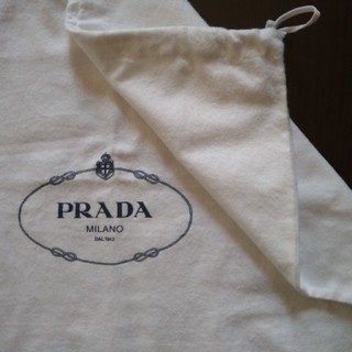 プラダ(PRADA)のPRADA バッグ保存袋（巾着布袋）(ショップ袋)