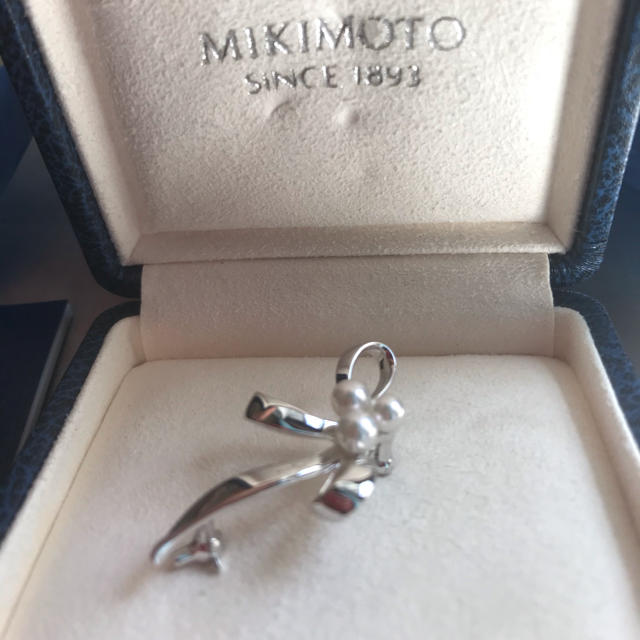 MIKIMOTO - ミキモト リボンモチーフの真珠ブローチの通販 by atelier calico｜ミキモトならラクマ