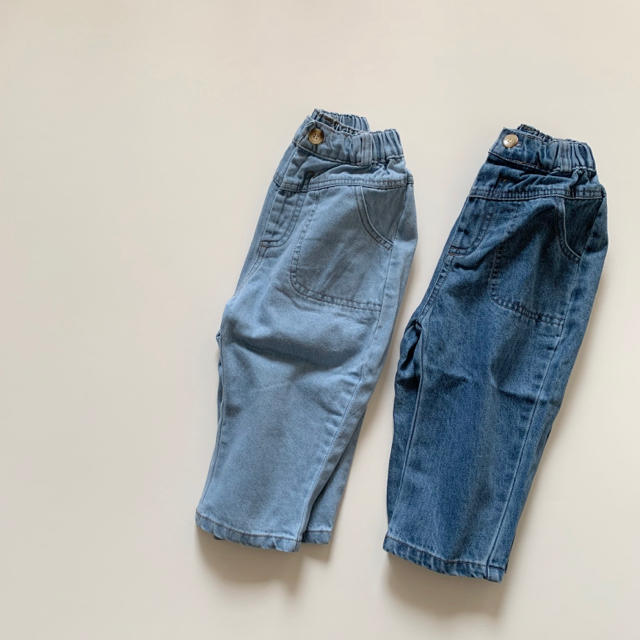 loose denim pants ボトムス デニム 韓国子供服 キッズ/ベビー/マタニティのキッズ服男の子用(90cm~)(パンツ/スパッツ)の商品写真